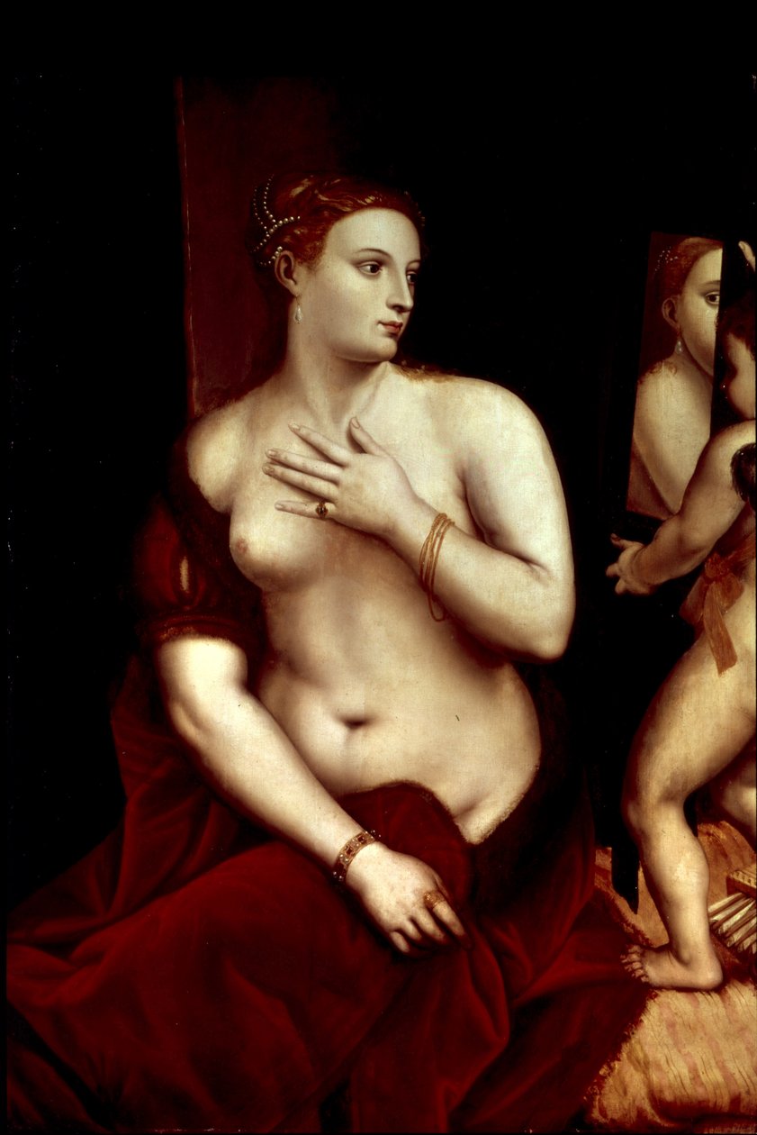 Aynanın Önünde Venüs by Tiziano Vecelli