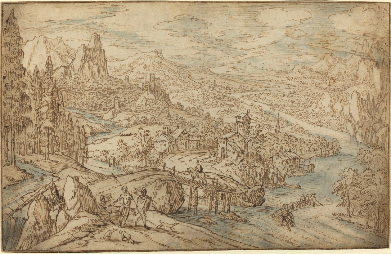 Nehir Manzarası by Tobias Verhaecht