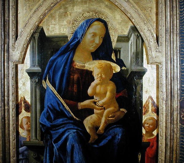 ವರ್ಜಿನ್ ಮತ್ತು ಚೈಲ್ಡ್, 1426 ಟರ್ಕ್ by Tommaso Masaccio