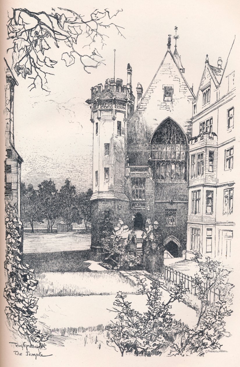 Tapınak, c1902 by Tony Grubhofer