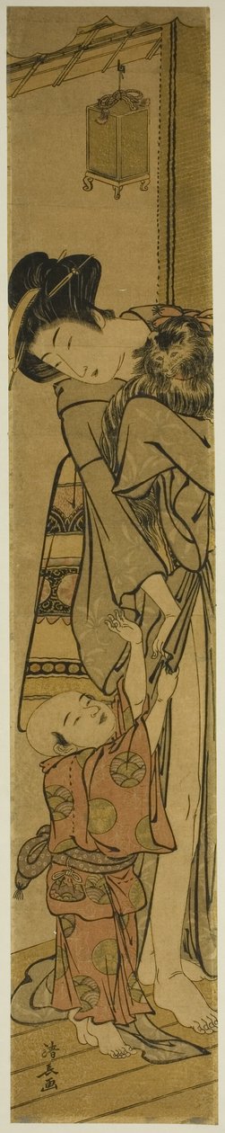 Pekinez by Torii Kiyonaga