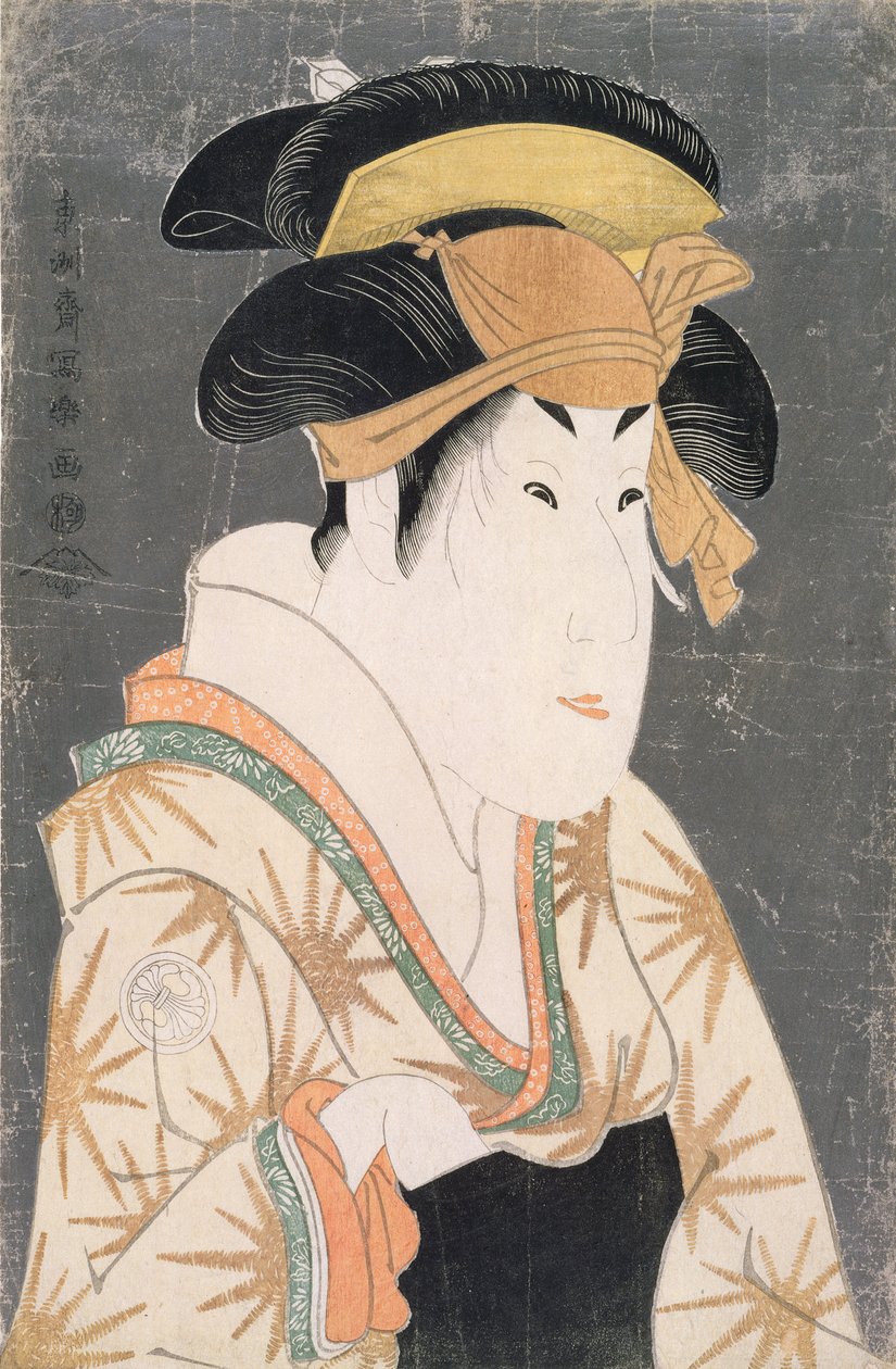 Oshizu rolünde Segawa Kikunojo III (1751-1810) (tahta baskı) by Toshusai Sharaku