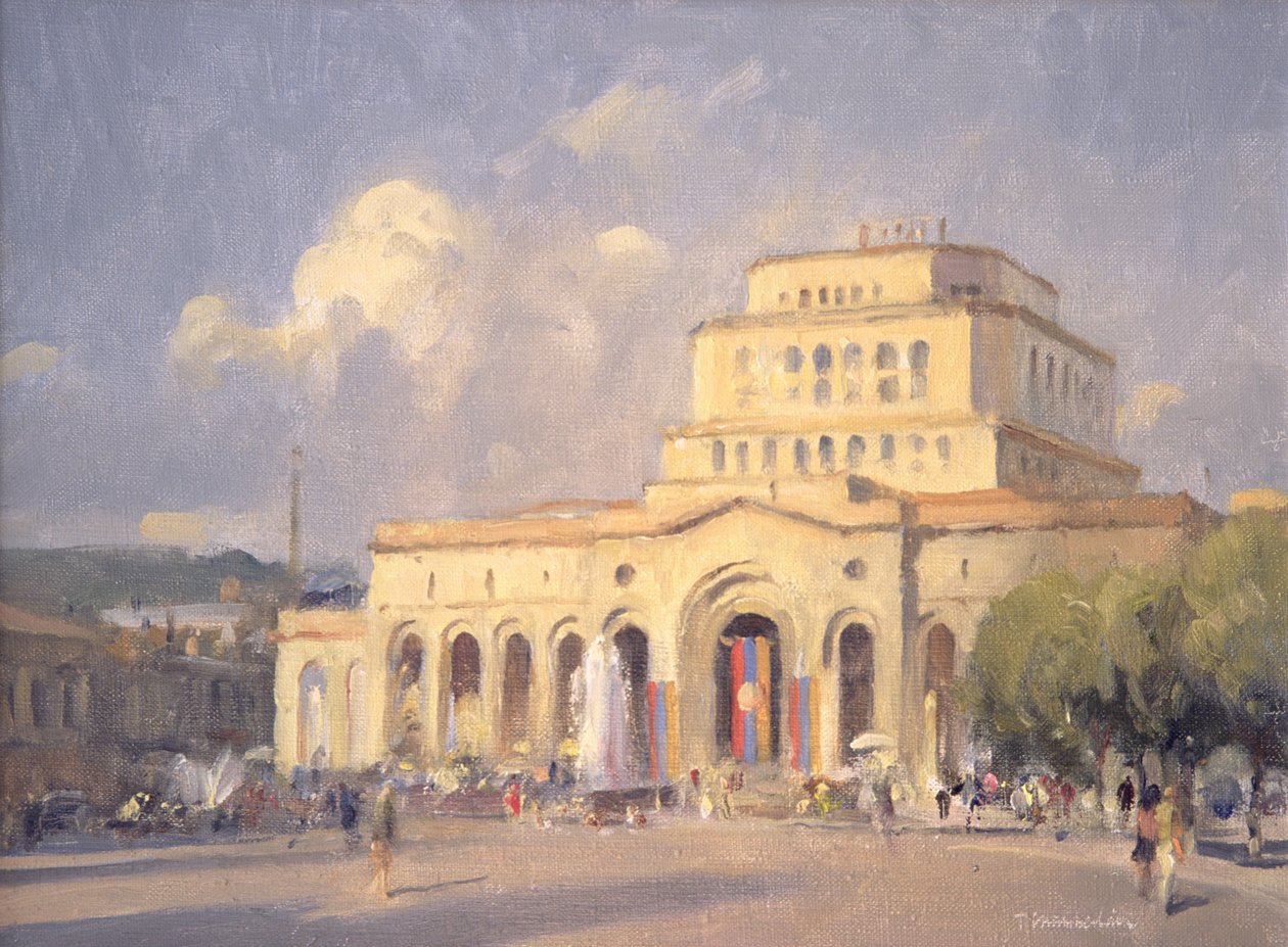 Akşam, Cumhuriyet Meydanı, Erivan by Trevor Chamberlain