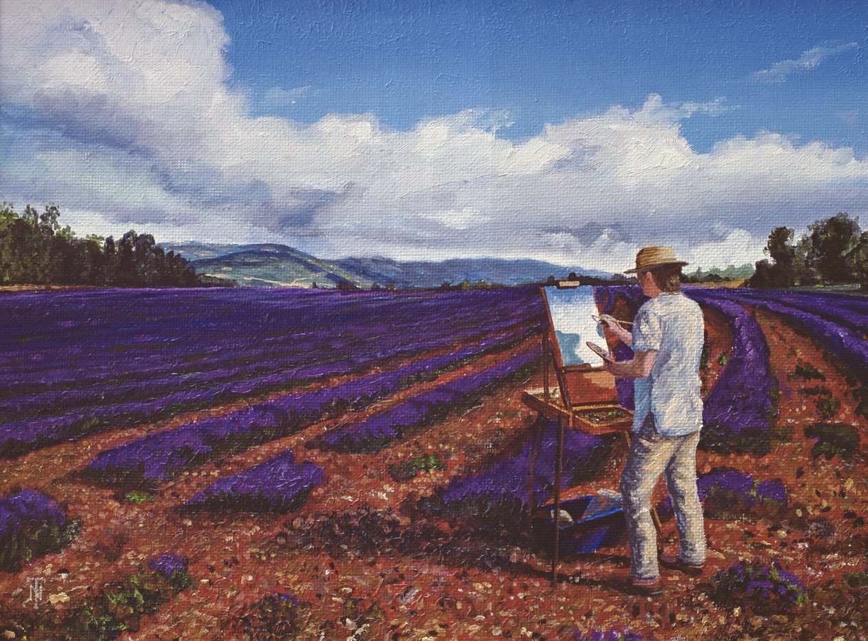 Ressam, Vaucluse, Provence, 1998 by Trevor Neal