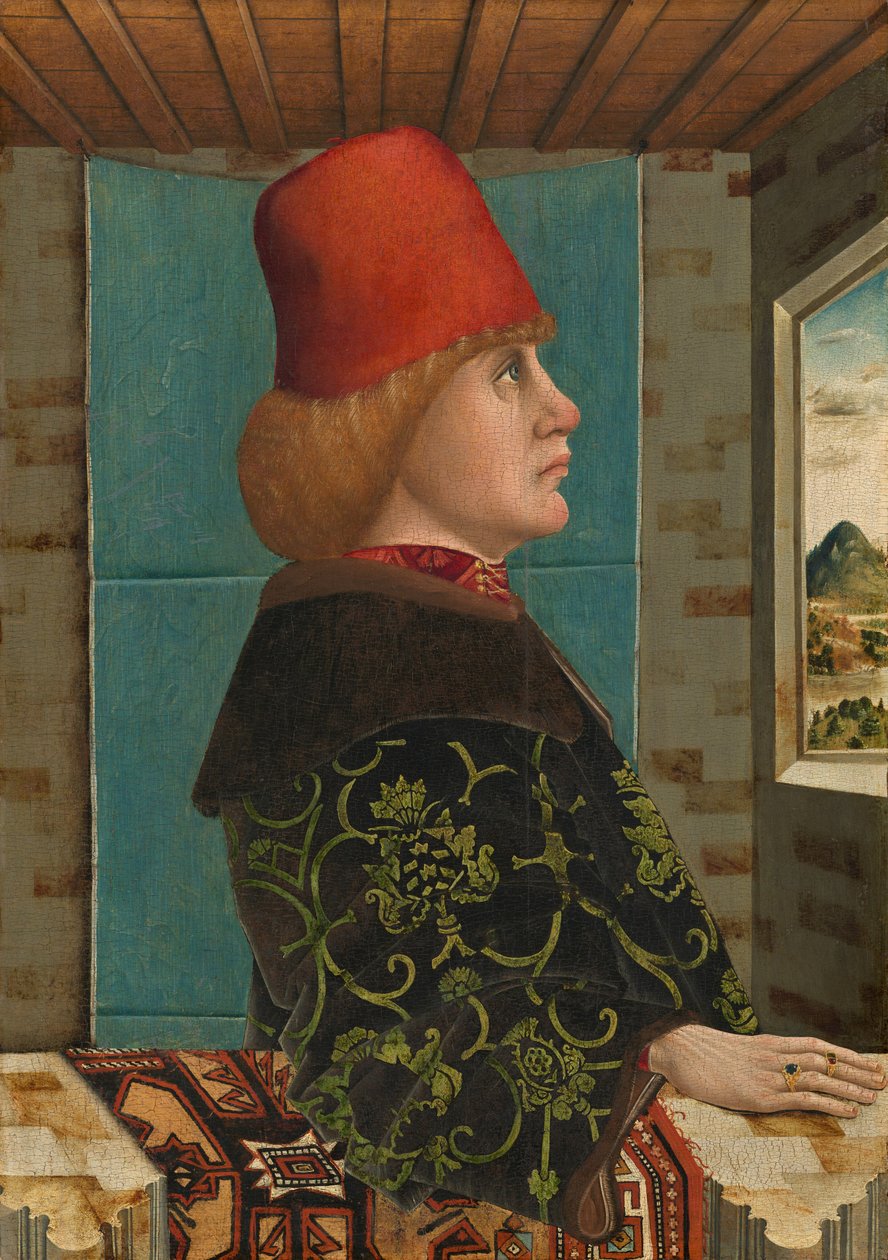 Bir Adamın Portresi by Tyrolean 15th Century