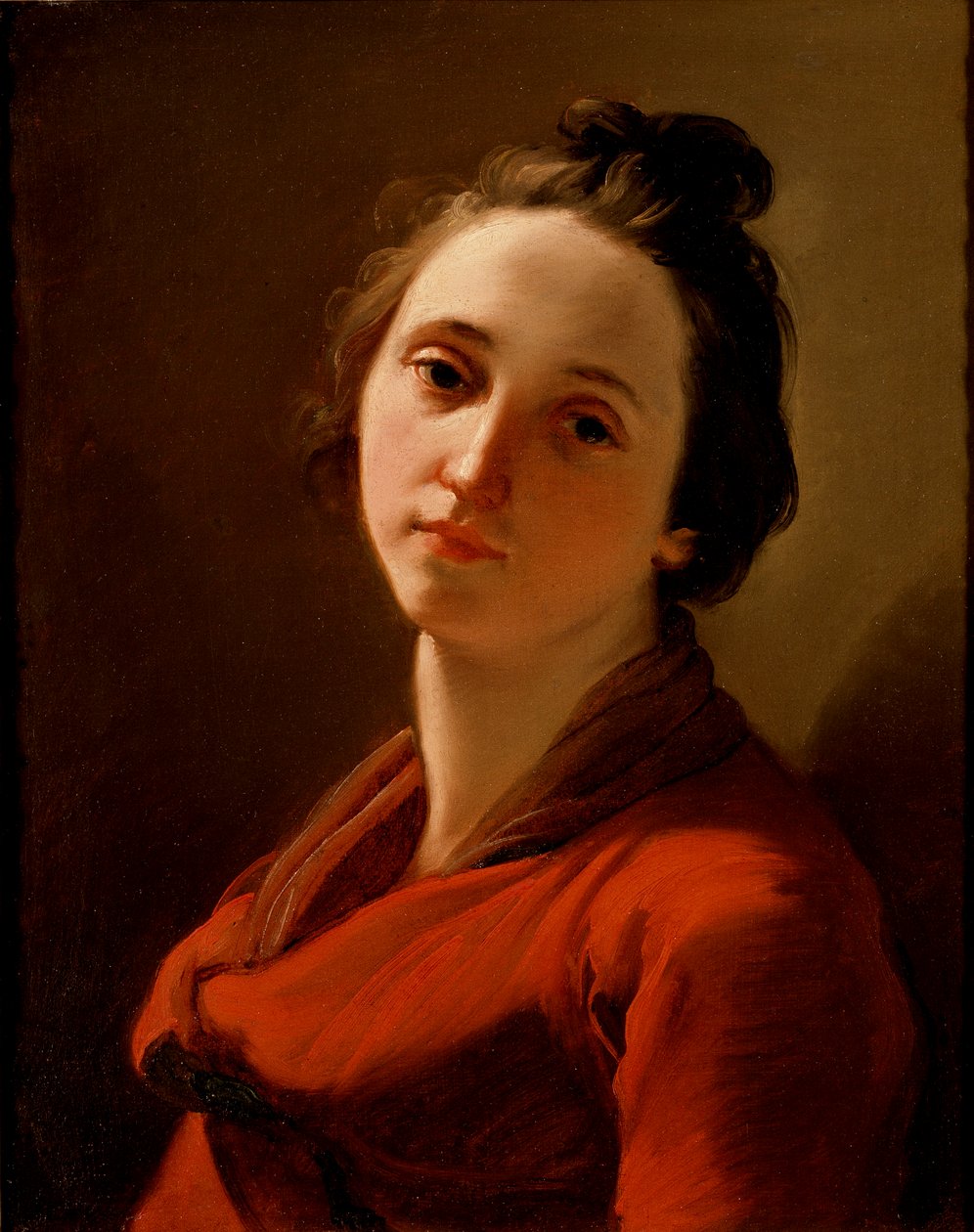Genç Bir Kadının Başı, 1775-1778 by Ubaldo Gandolfi