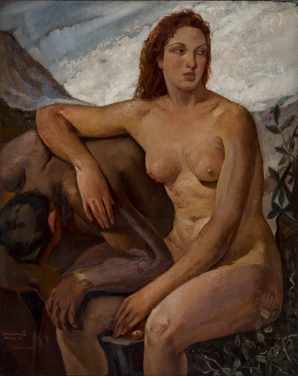 Adem ve Havva, 1930. by Ubaldo Oppi