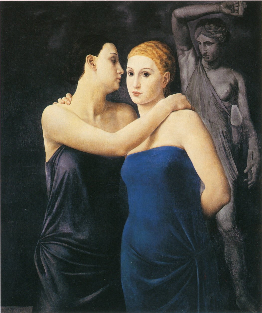 Le amiche Arkadaşlar, 1924. by Ubaldo Oppi