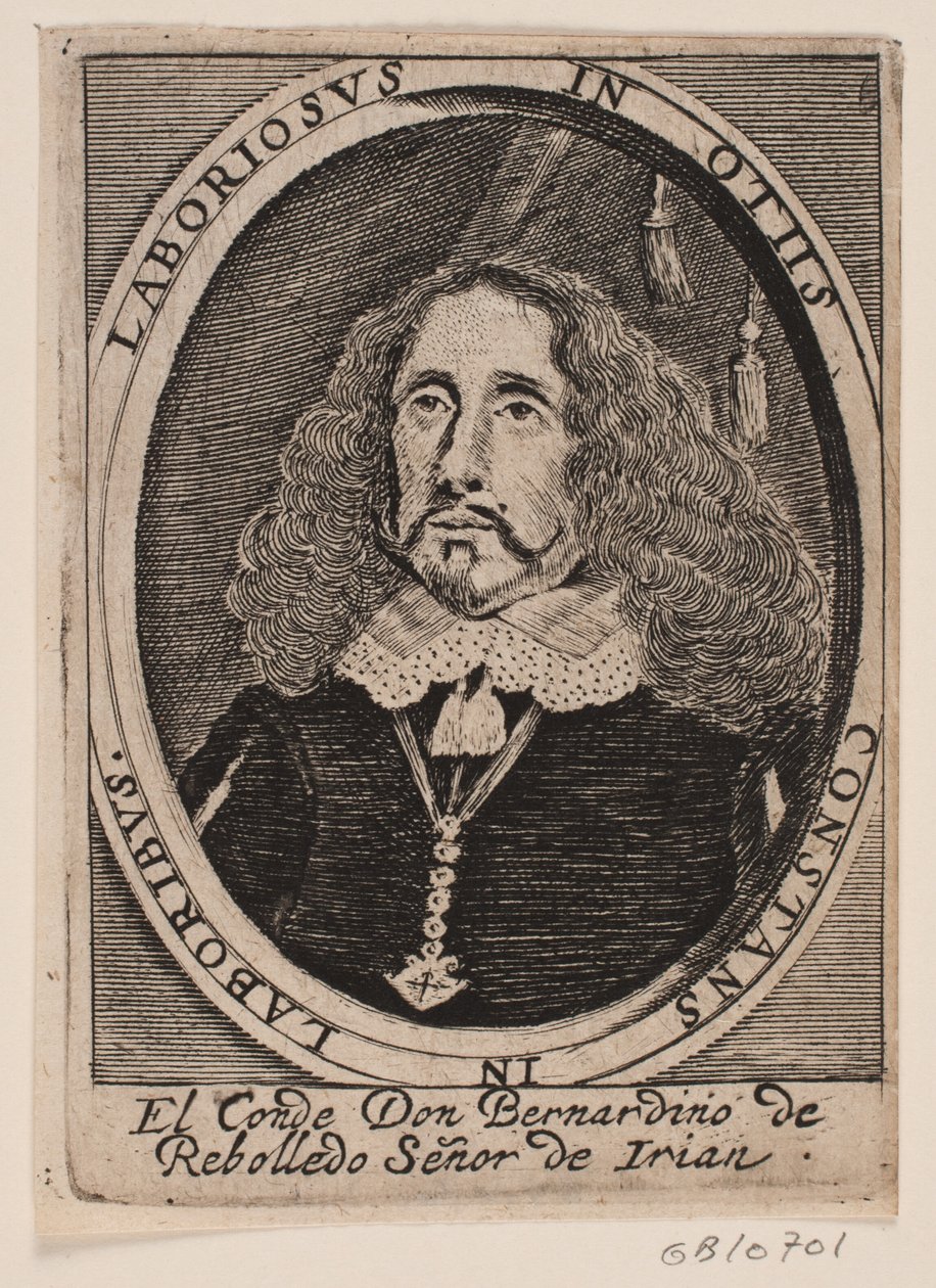 Don Bernardino de Rebolledo, İspanyol elçisi by Ubekendt