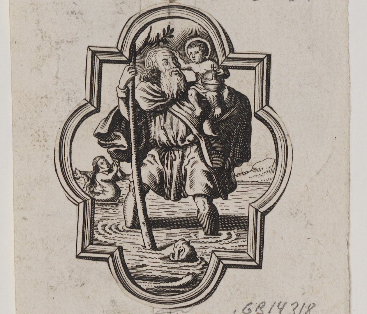 St. Christopher ile amblem by Ubekendt