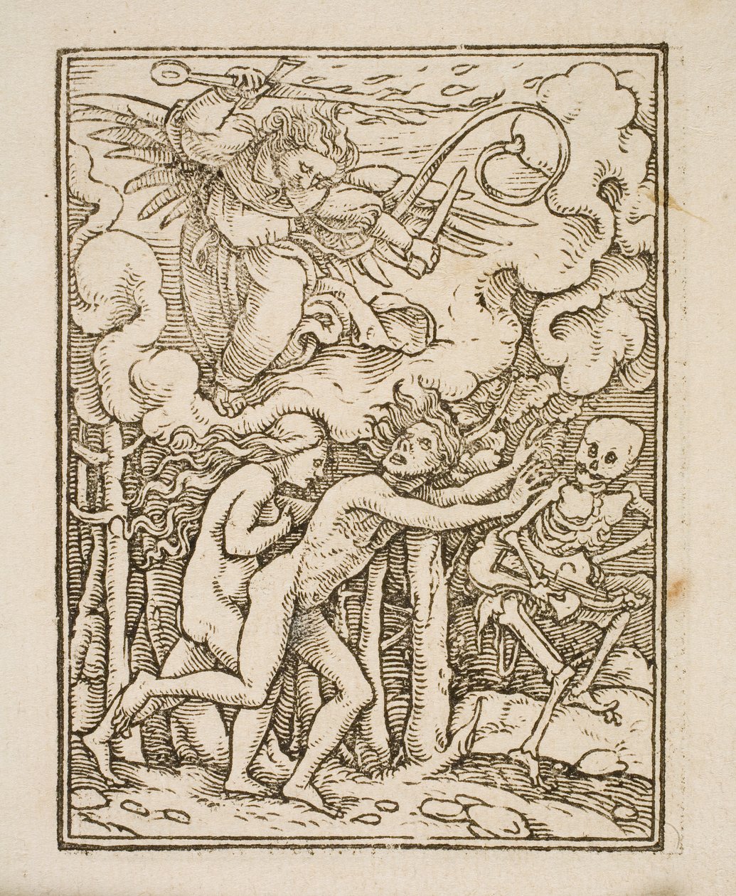 Çarmıhta diz çökmüş Marie Magdalene by Ubekendt