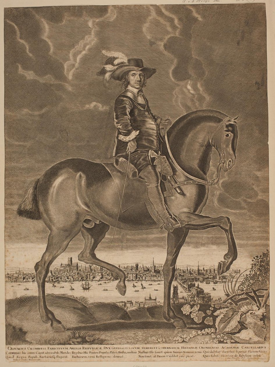 Oliver Cromwell at sırtında by Ubekendt