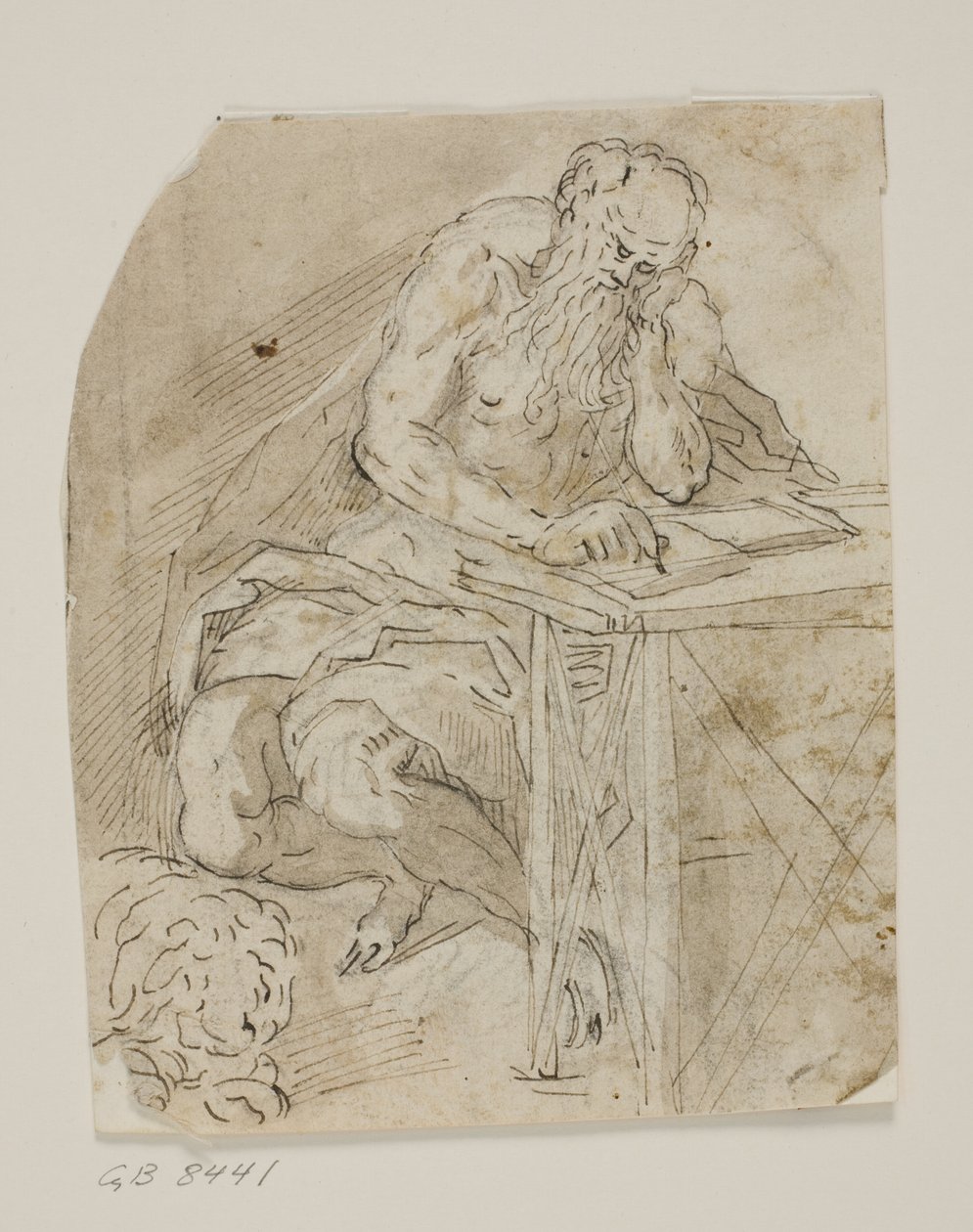 St Jerome yaptığı çalışmada by Ubekendt Ubekendt