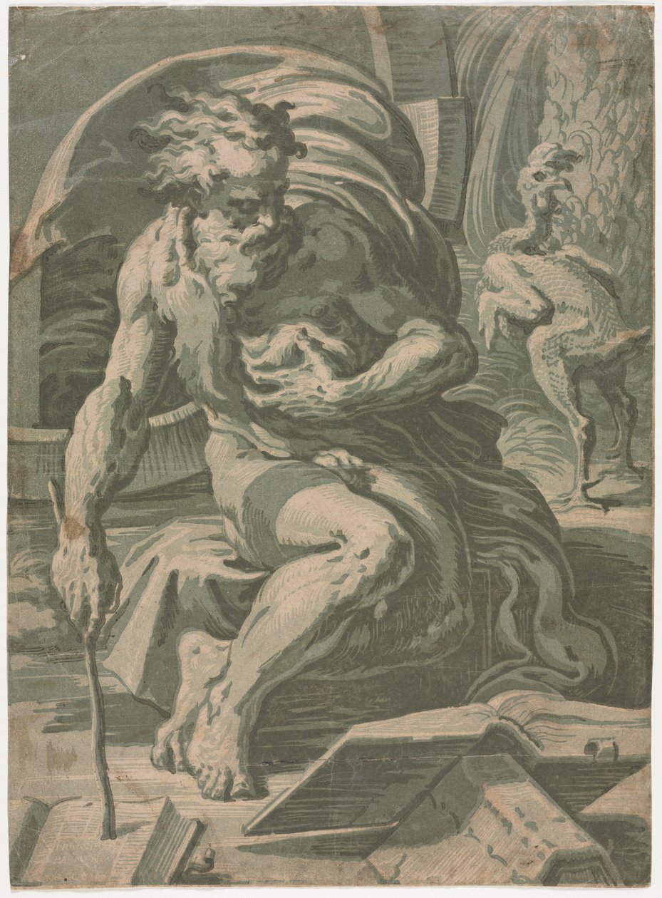 Diyojen, c. 1524-1527. by Ugo da Carpi
