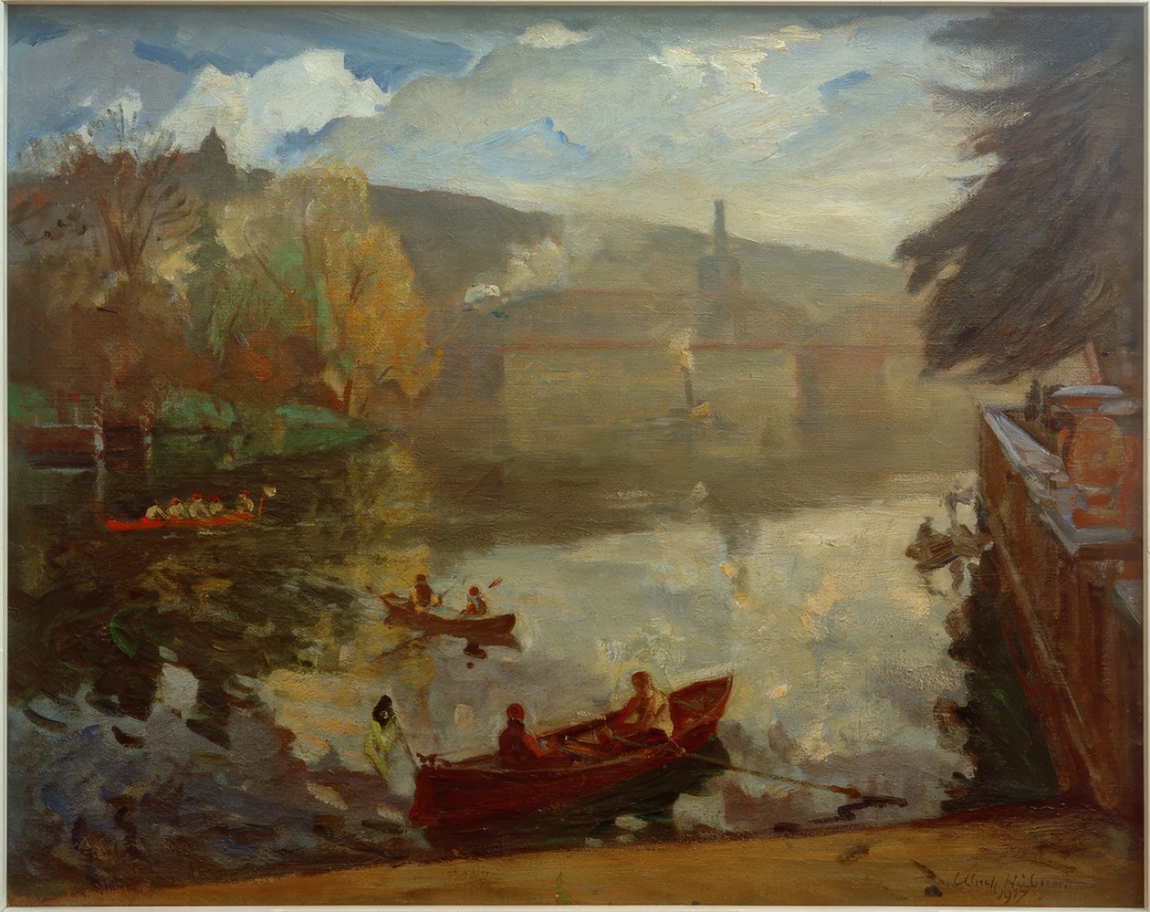 Die Havel bei Potsdam by Ulrich Hubner