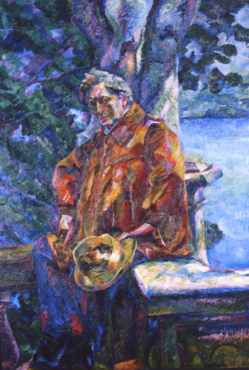 Portrait of Ferruccio Busoni, 1916  by Umberto Boccioni