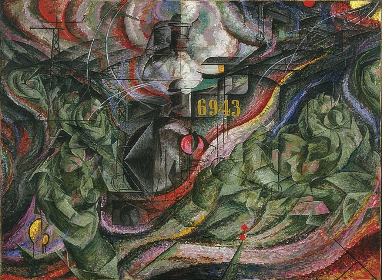 Zihin Durumları I: Vedalar. 1911 by Umberto Boccioni