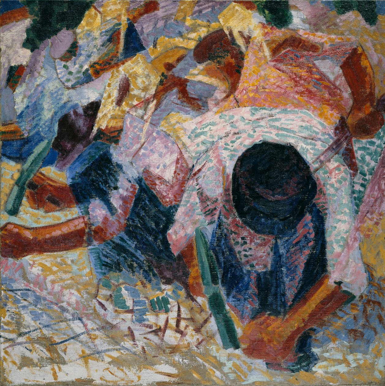 Sokak Döşemeciler by Umberto Boccioni