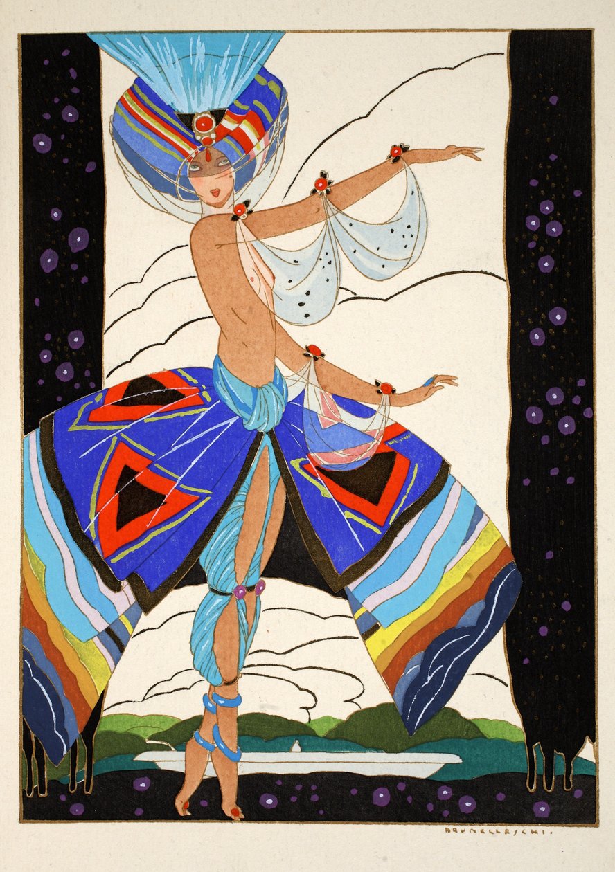 Dansçı kız by Umberto Brunelleschi