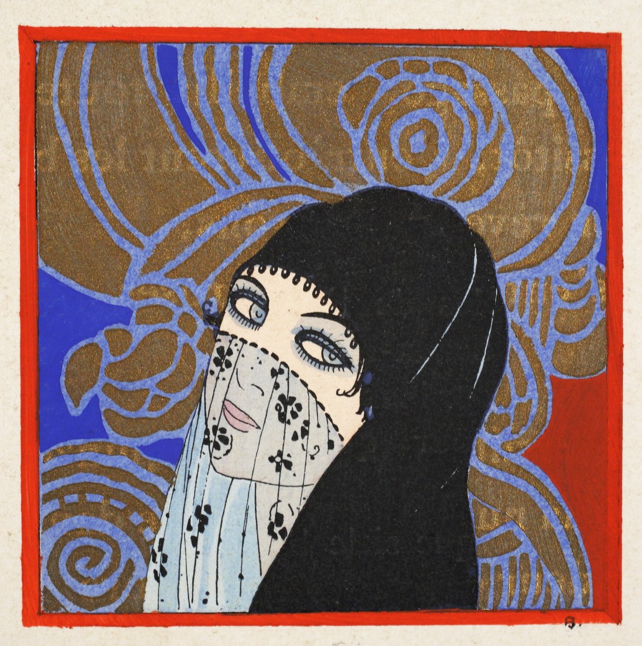 Lil-Aaroussa (kalıp baskısı) by Umberto Brunelleschi