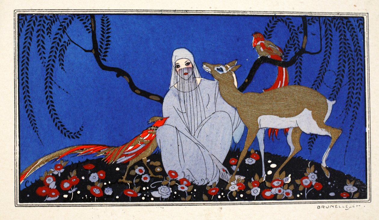 Lil-Aaroussa (kalıp baskısı) by Umberto Brunelleschi