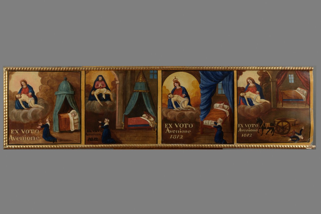 Notre-Dame de Pitié şapelinden eski oy by Unbekannt Unbekannt