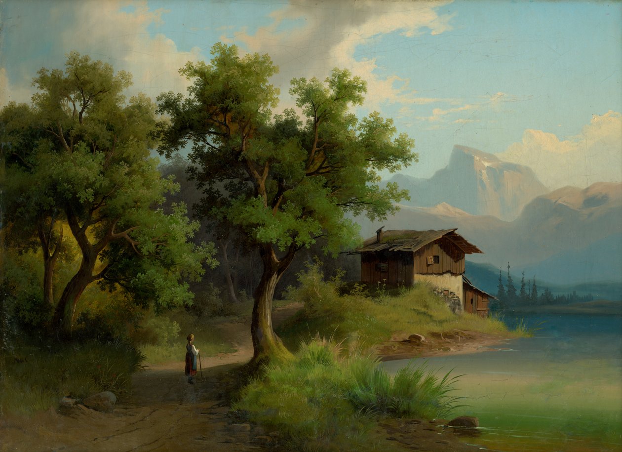 Alp manzarası by Unbekannt Unbekannt