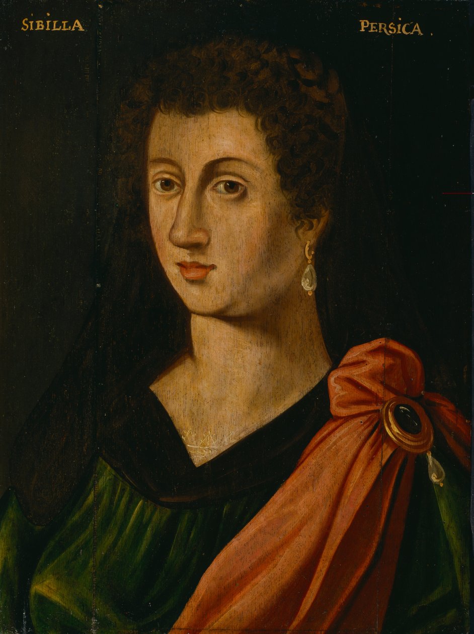 İngiliz Okulu - Farsça Sibyl by Unbekannt Unbekannt