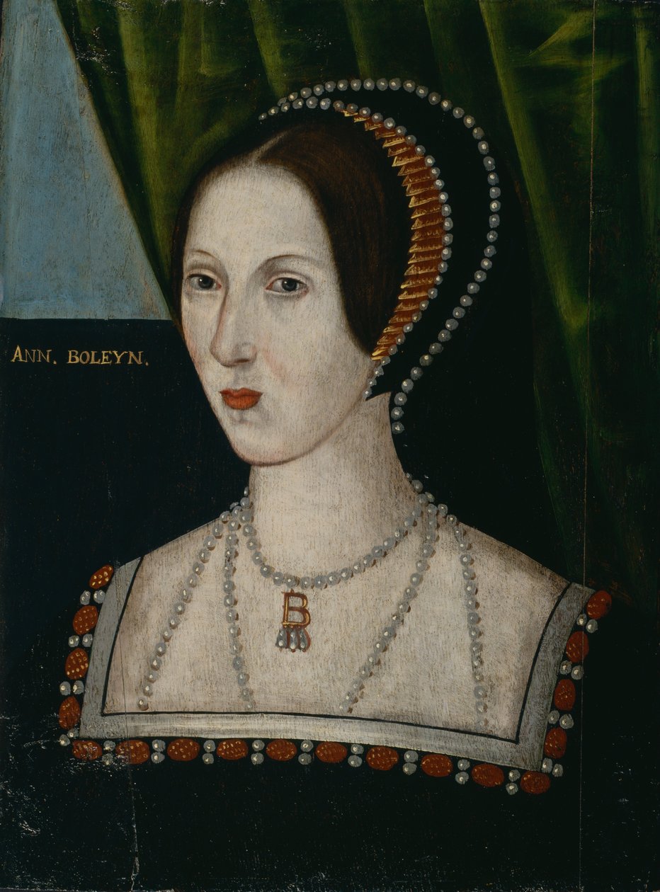 İngiliz Okulu - Kraliçe Anne Boleyn by Unbekannt Unbekannt