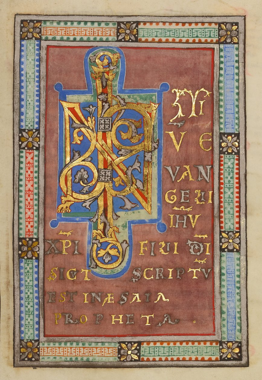 Dekorlu Incipit Sayfası (6806934) by Unbekannt Unbekannt