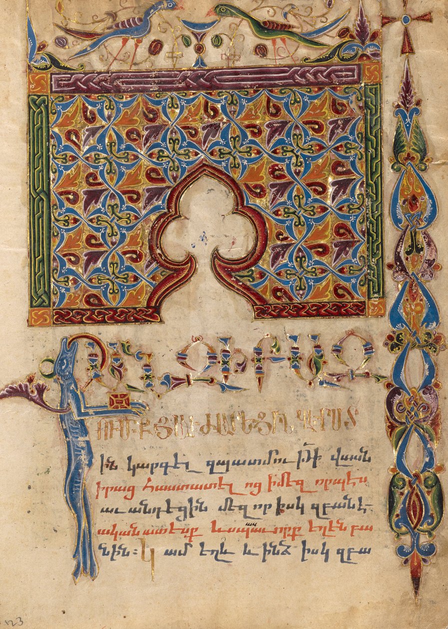 Dekorlu Incipit Sayfası (6807983) by Unbekannt Unbekannt