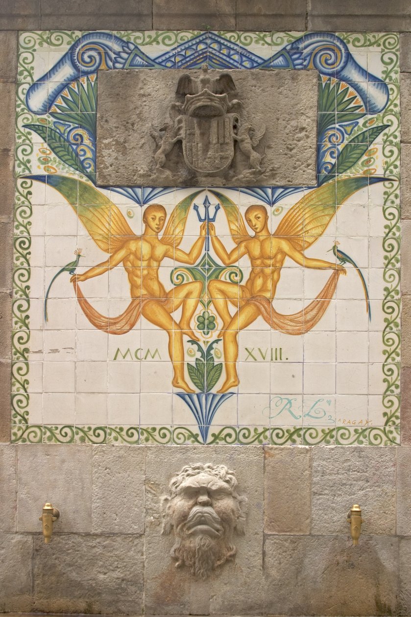Fountain Decoration (ceramic) by Unbekannt Unbekannt