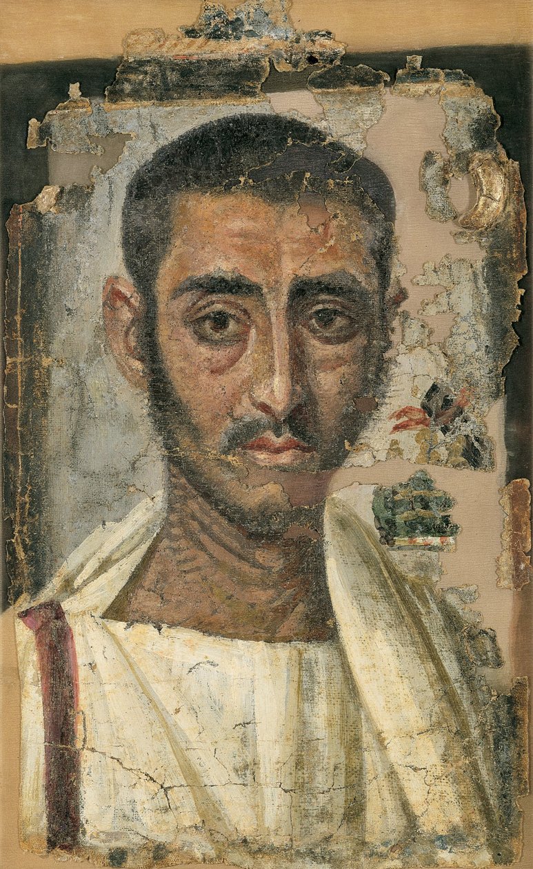 Bir adamın cenaze portresi by Unbekannt Unbekannt