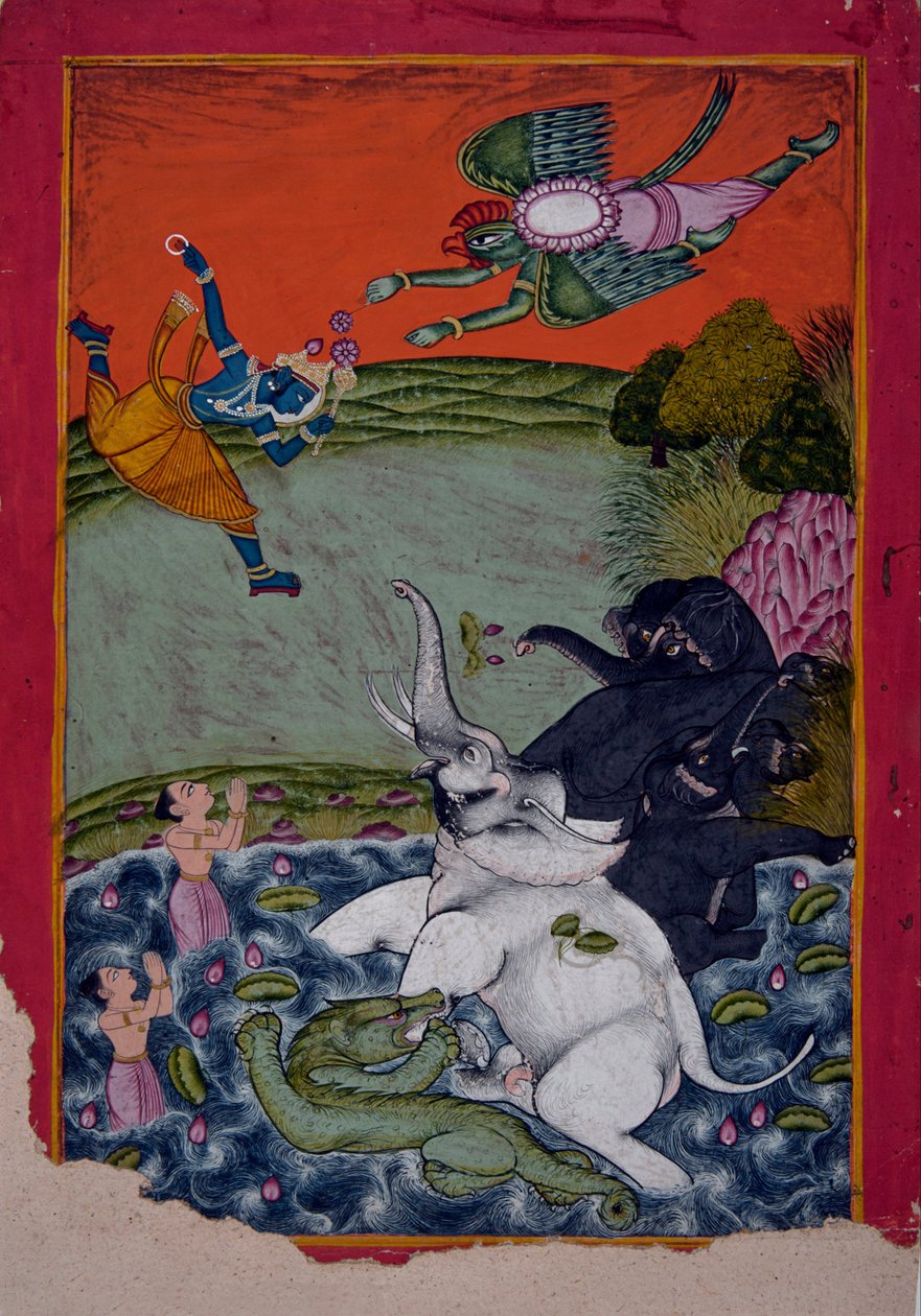 Gajendra Moksha by Unbekannt Unbekannt