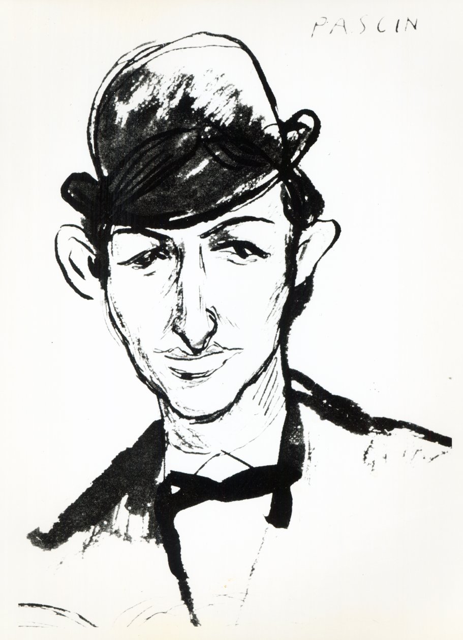Pascin (kalem ve mürekkep) by Unbekannt Unbekannt