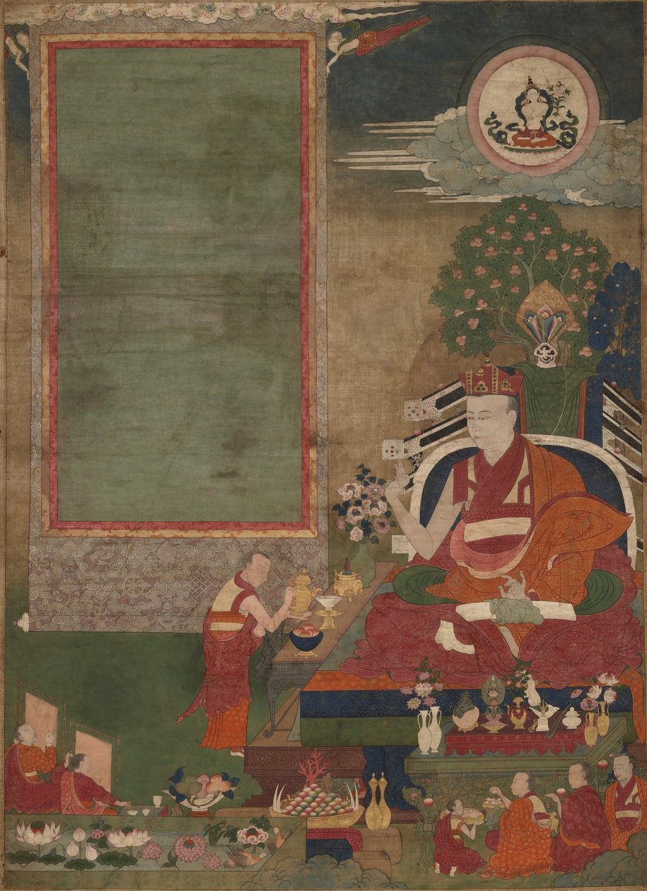 Sanatın Koruyucusu, Situ Panchen Chokyi Jungne (1699-1774) by Unbekannt Unbekannt