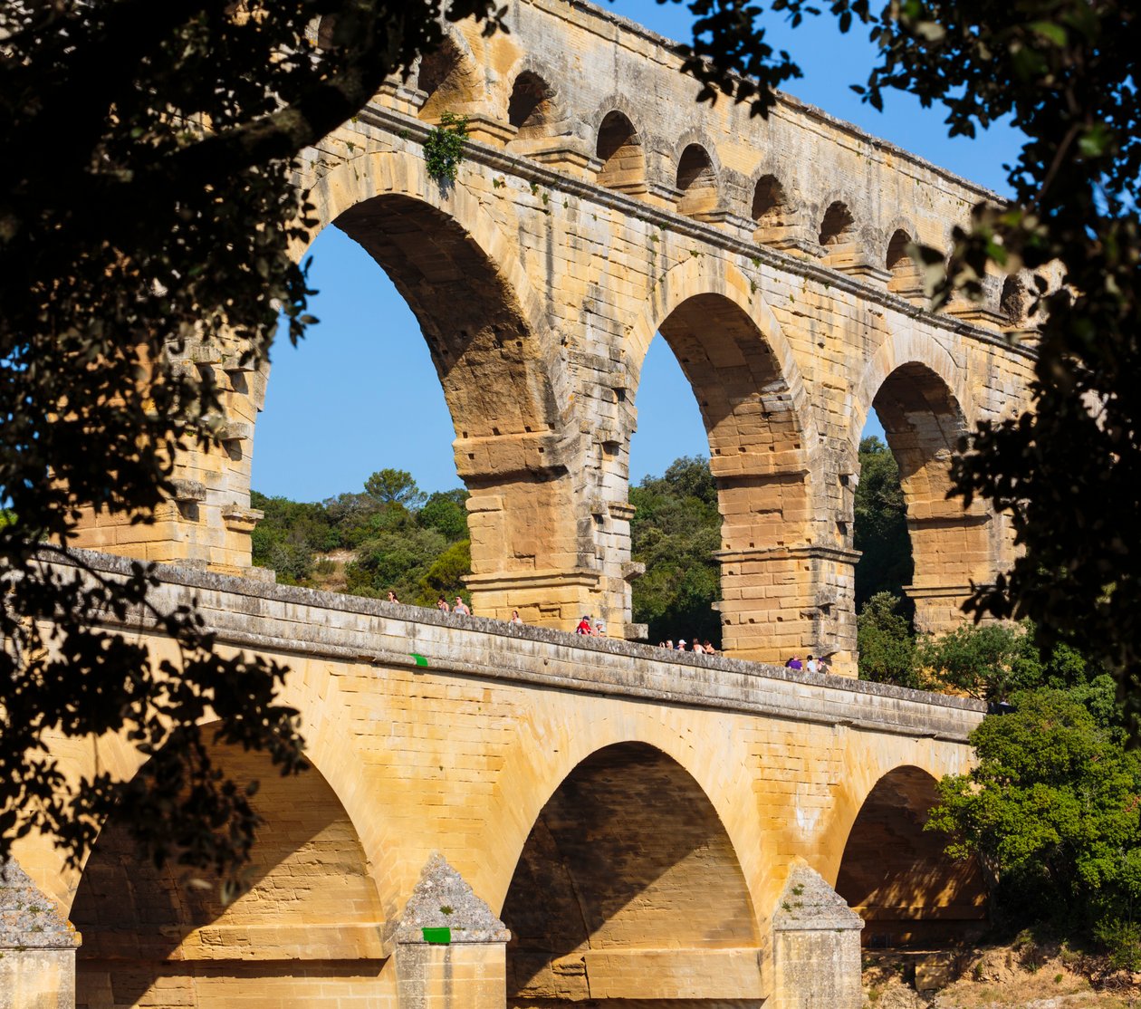 Pont du Gard, Roma su kemeri, Fransa. by Unbekannt Unbekannt