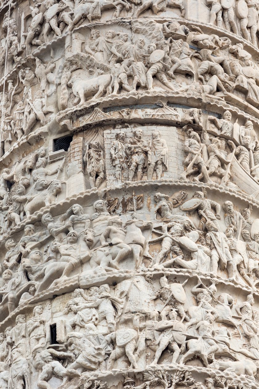 Roma, İtalya. Trajan