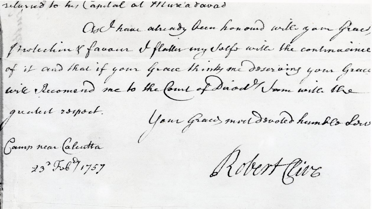 Robert Clive (1725-74) 1757