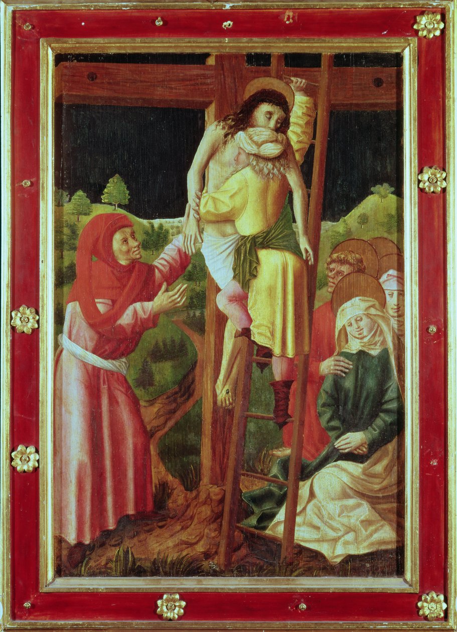 The Deposition, c.1490 (panelde tempera) by Unbekannt Unbekannt