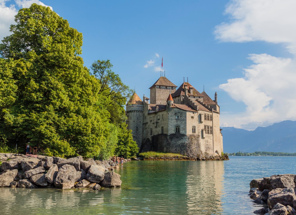 Veytaux, İsviçre Château de Chillon. by Unbekannt Unbekannt