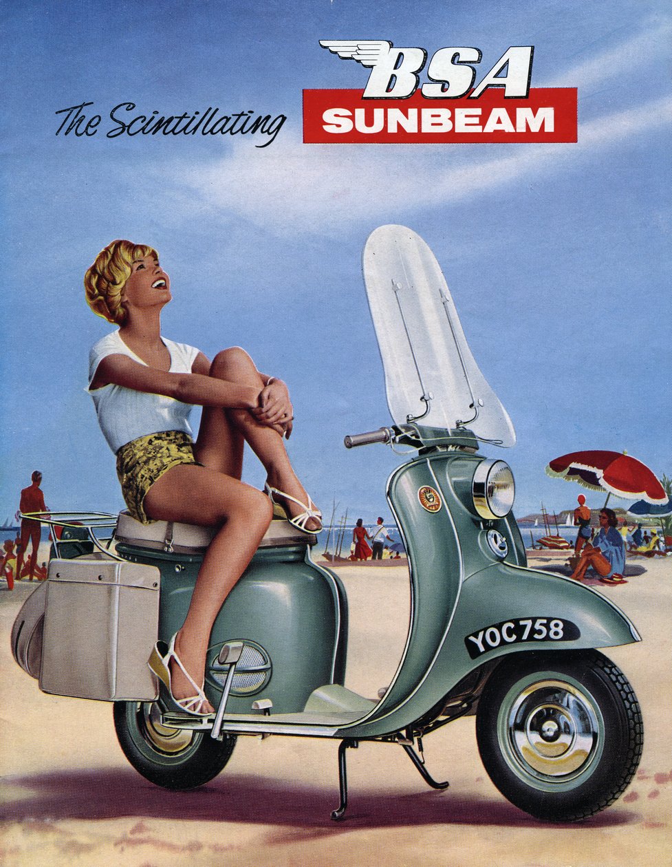 1964 BSA Sunbeam scooter broşürü. by Unbekannt