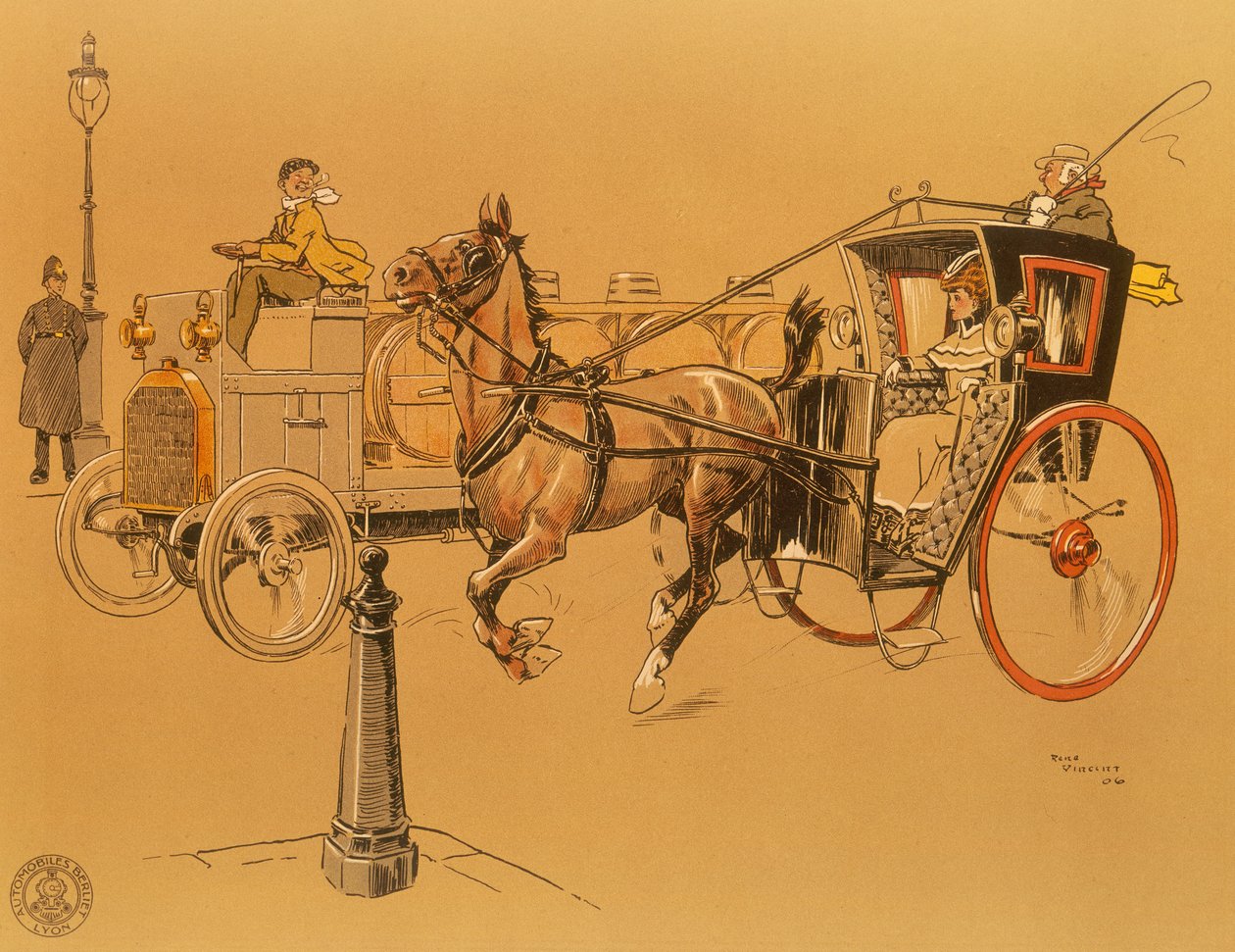 Bir Berliet kamyonu, 1906 by Unbekannt