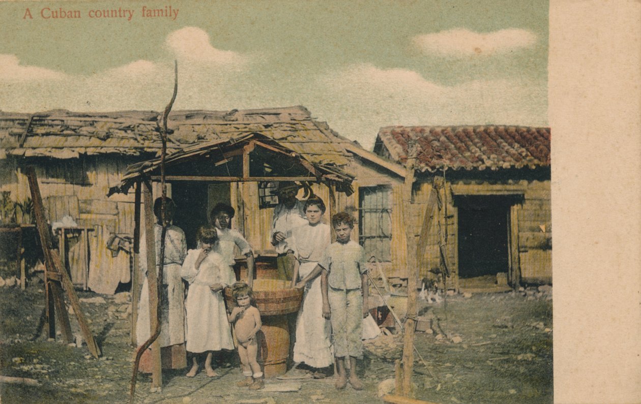 Kübalı bir taşra ailesi, 1908 by Unbekannt