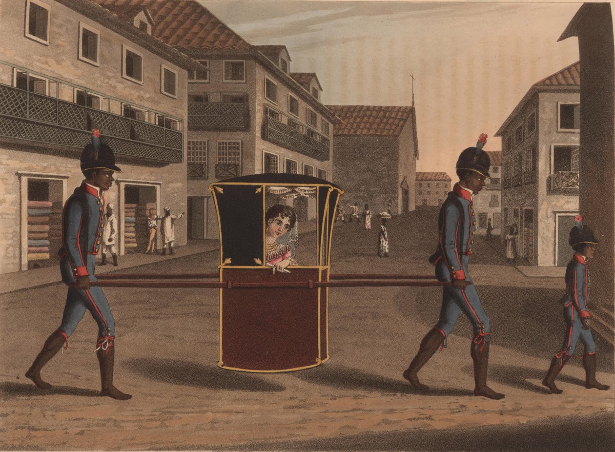 Ziyarete Gidecek Bir Hanım, 1816. by Unbekannt