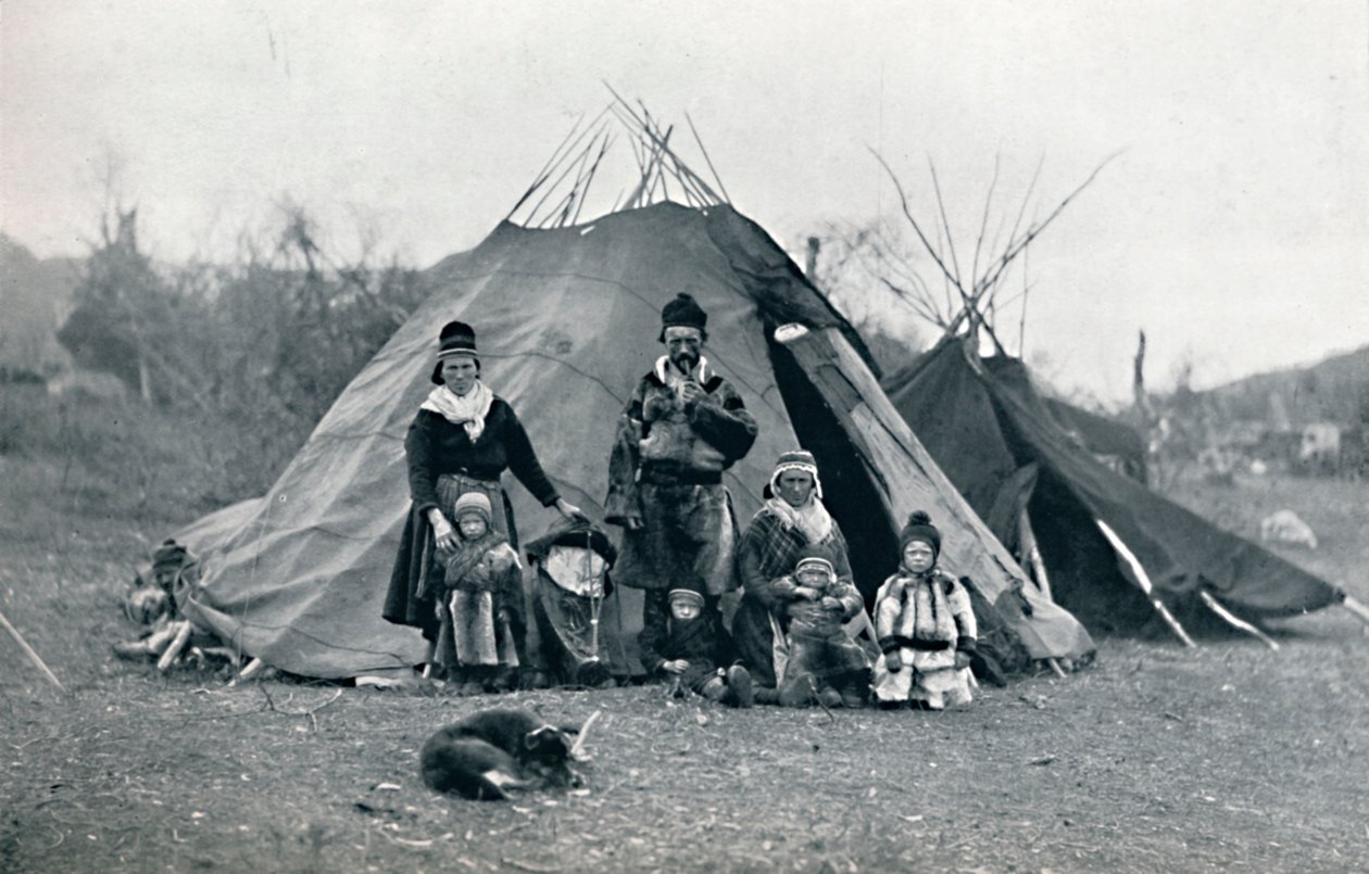 Bir Lapland kampı, 1912 by Unbekannt