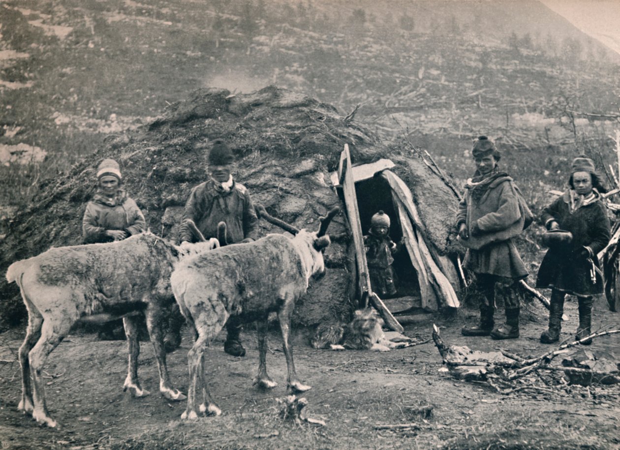 Bir Lapp Ailesi, 1914. by Unbekannt