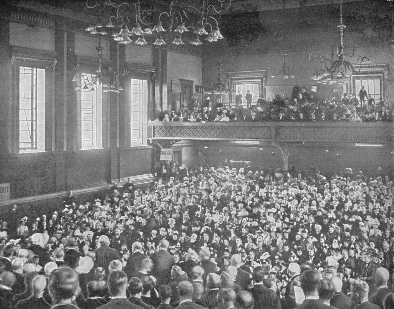 Bir Mayıs toplantısı, Exeter Hall, Londra, c1903 1903 by Unbekannt
