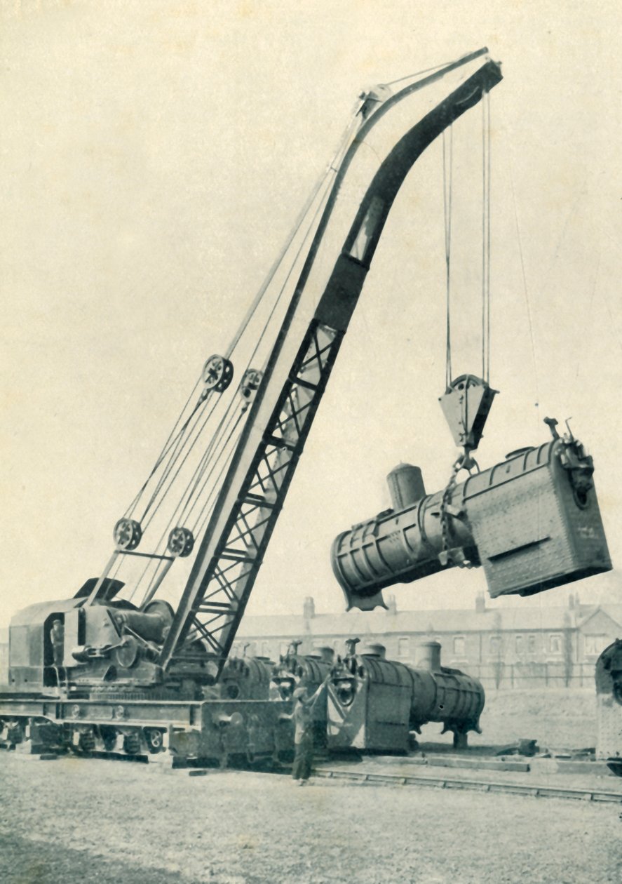 Bir Demiryolu Gezici Vinç, 1922. by Unbekannt