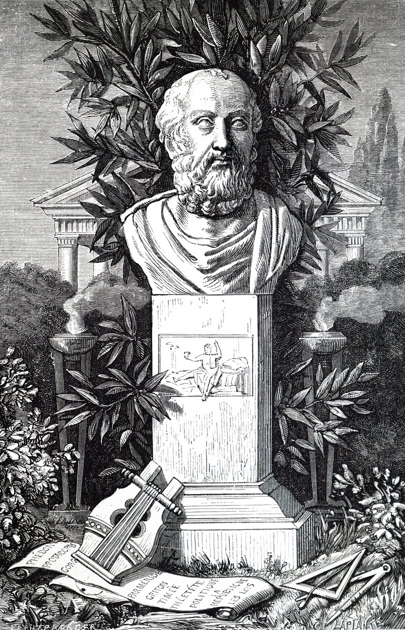 Platon büstü. by Unbekannt